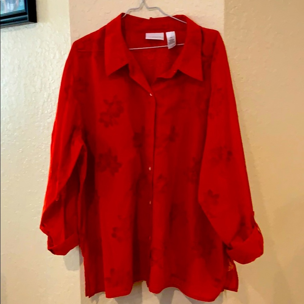 Liz Claiborne Woman Button Up long sleeve shirt
